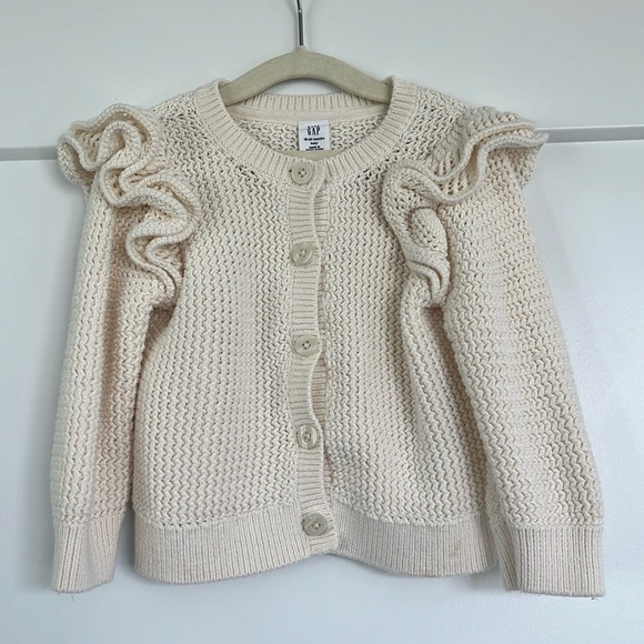 GAP Other - BabyGap Ruffle Cardigan 18-24 months